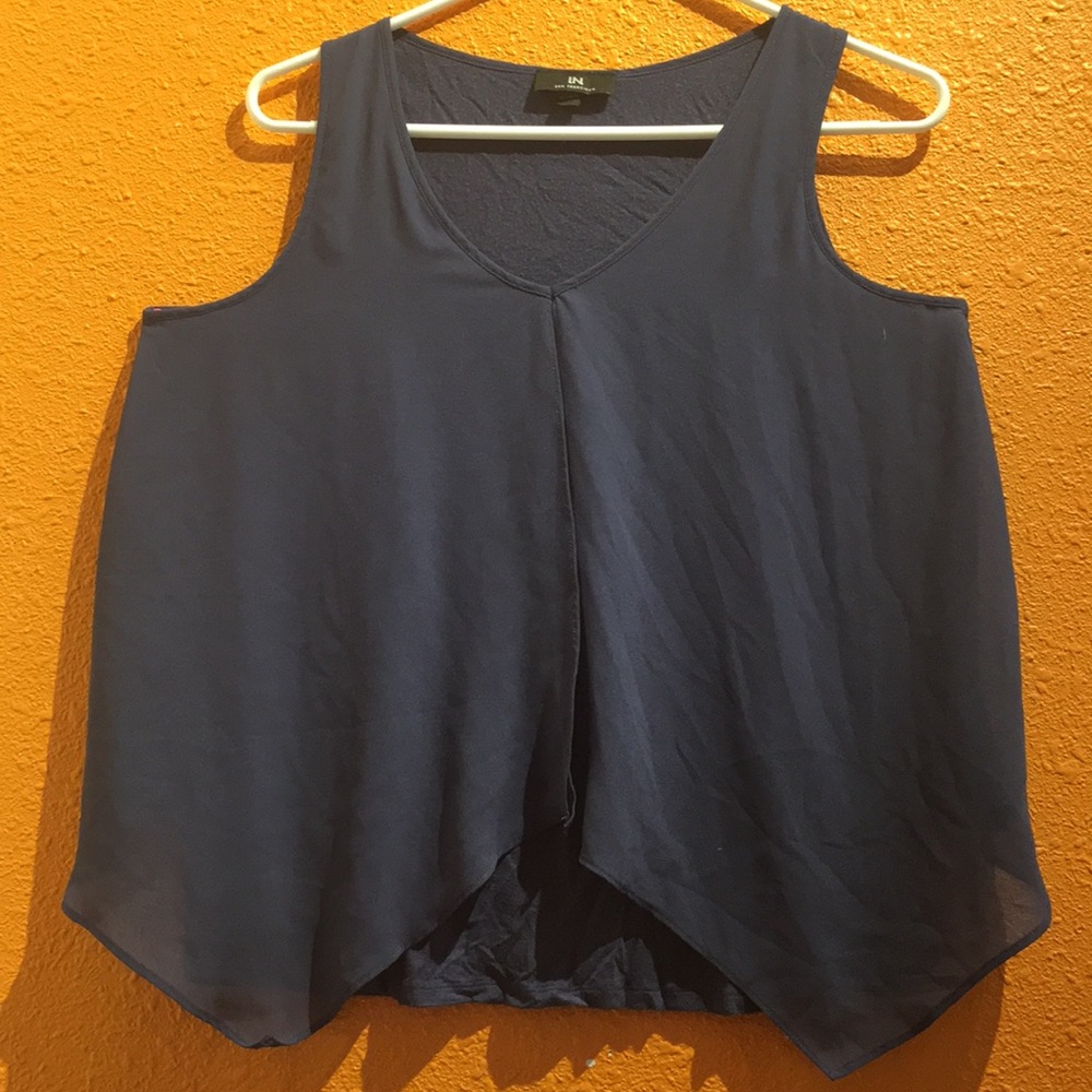 Navy blue top